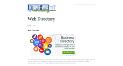 Desktop Screenshot of internet-web-directory.com